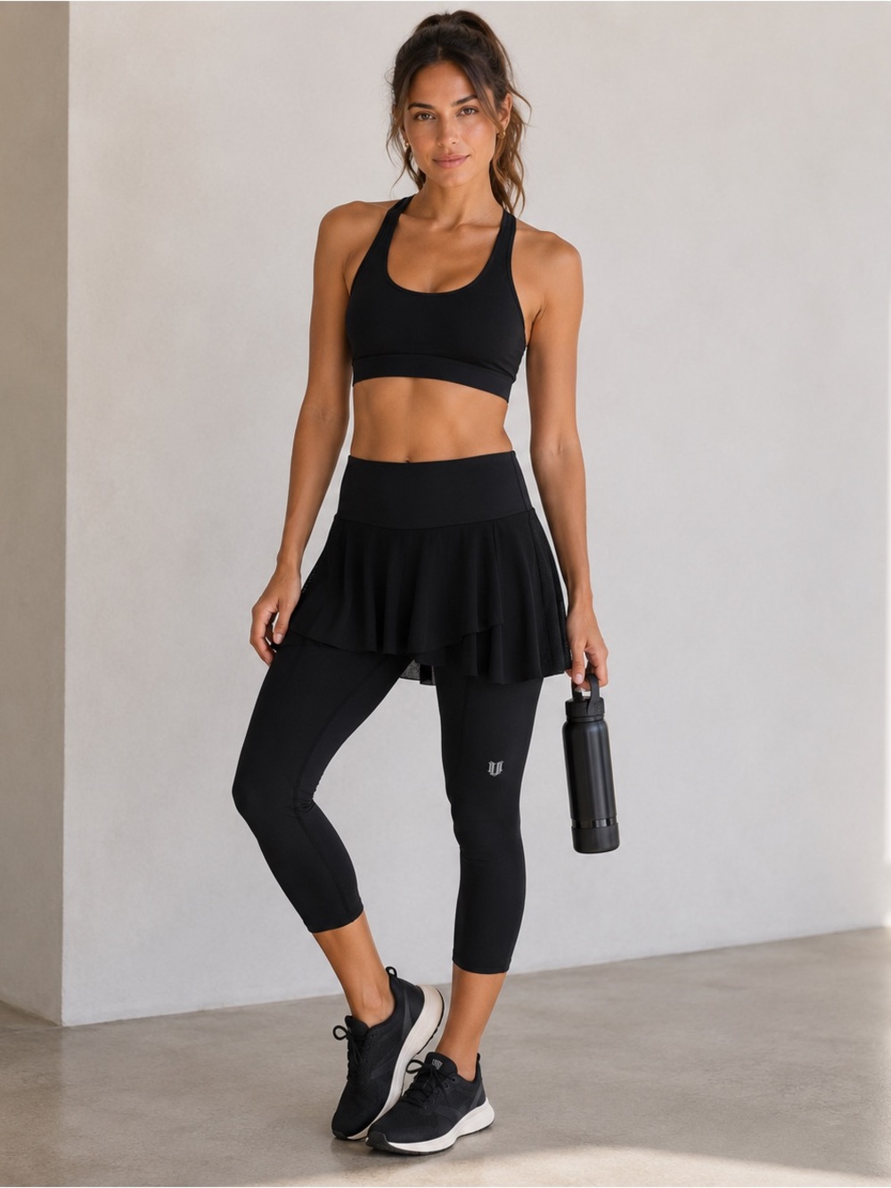 EleVen by Venus Williams Outskirt Crop Pocket Leggings Tennis Athletic Large